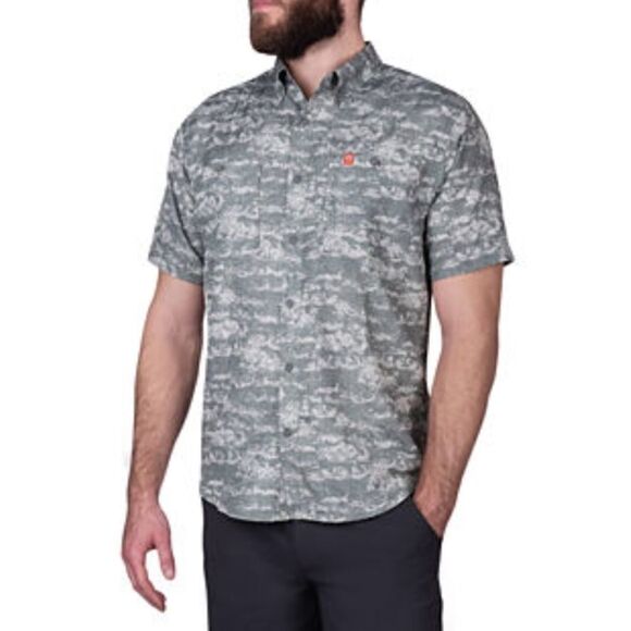 American Outdoorsman XXL short sleeve button down fishing shirt - Picture 1 of 6